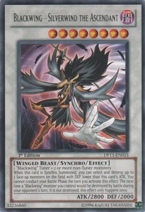 Blackwing - Silverwind the Ascendant - DP11-EN015 - Rare - 1st Edition x3 - Near