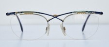 Cazal Vintage Eyeglasses- NOS- Mod. 287- Col. 519- Gold  Marble Blue, Aqua
