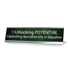 Unlocking Potential, Celebrating Neurodiversity in Education Silver Frame