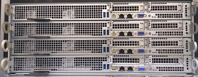 Supermicro F618H6-FTL+ 4U 4x servers 8x E5-2620v4 48x3.5 inch SATA3 SAS HDD Bays