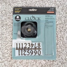 Walnut Hollow Clock Kit Quartz Movement with Numbers 3 Piece DIY OPEN PACKAGE