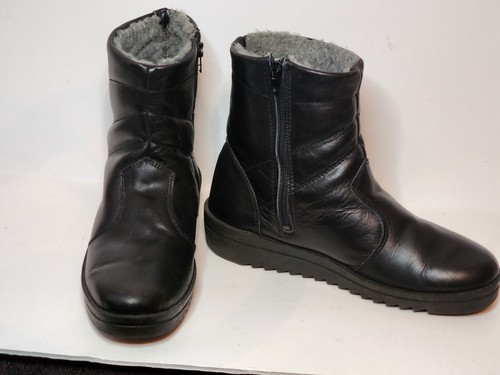 Landrover Vintage Thom McAnn Black Leather Boots 01470 0643