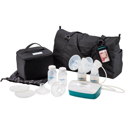 Evenflo Deluxe Advanced Double Electric Breast Pump w/Travel Bag & Cooler 937509 - Picture 1 of 1