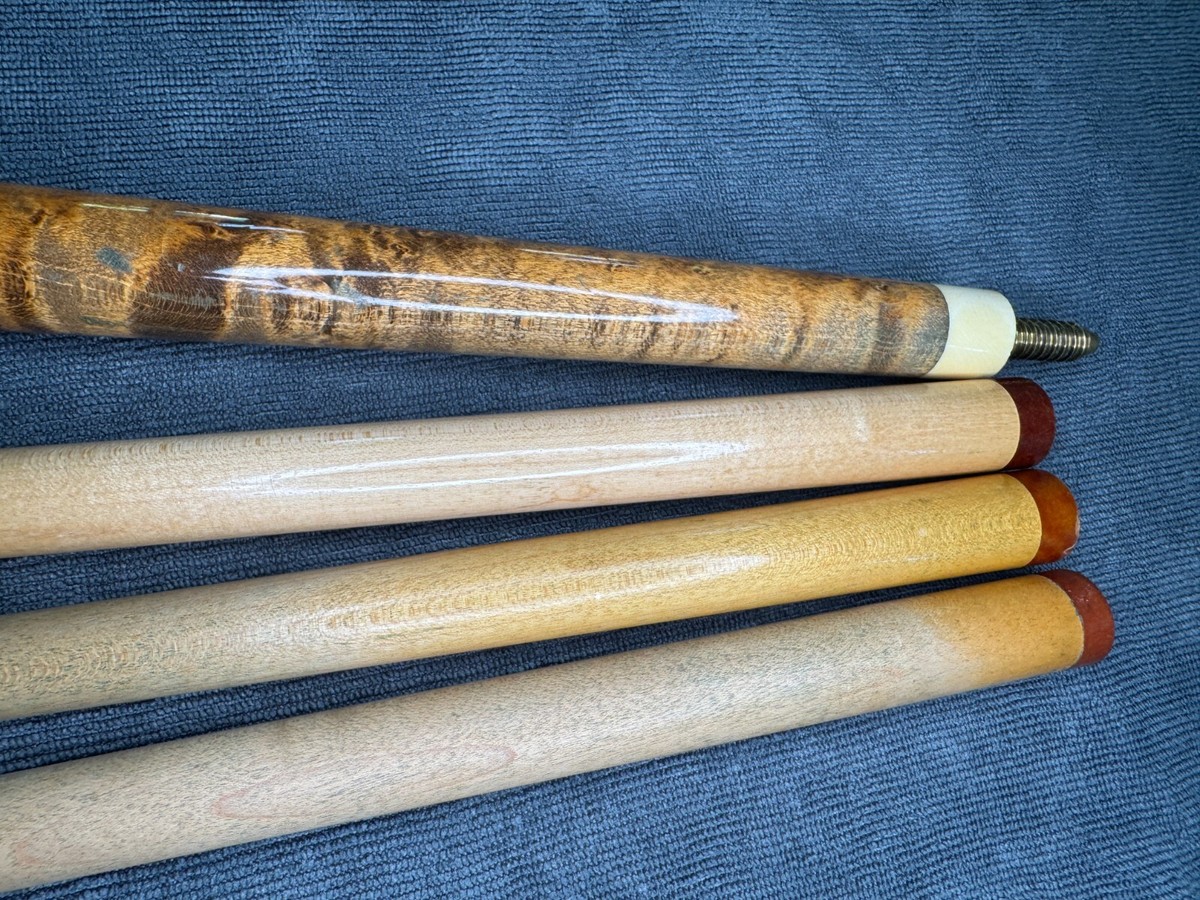 One-of-a-Kind 1967 Harvey Martin Pool Cue w Case, Blue Book 3rd Ed