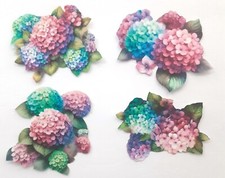 3D UPick Pink Blue Purple Hyacinth Flower Sprays Embellishment 4081