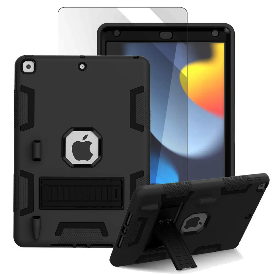 Funda Para iPad 9º 8º 7º 10.2" Resistente Antigolpes Cubierta + Protector de Pantalla Foto 3 de 4