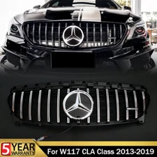 Grille For Mercedes Benz W117 CLA-Class CLA200 CLA250 2013-19 W/LED Emblem Grill