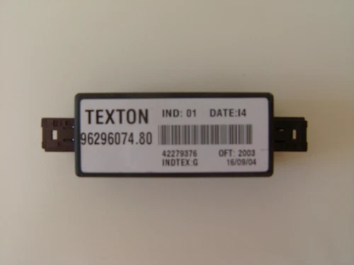 PEUGEOT 206 & MK2 306 CONTROL MODULE FOR ANTI-THEFT DEVICE ALARM 6680.E7 6680E7