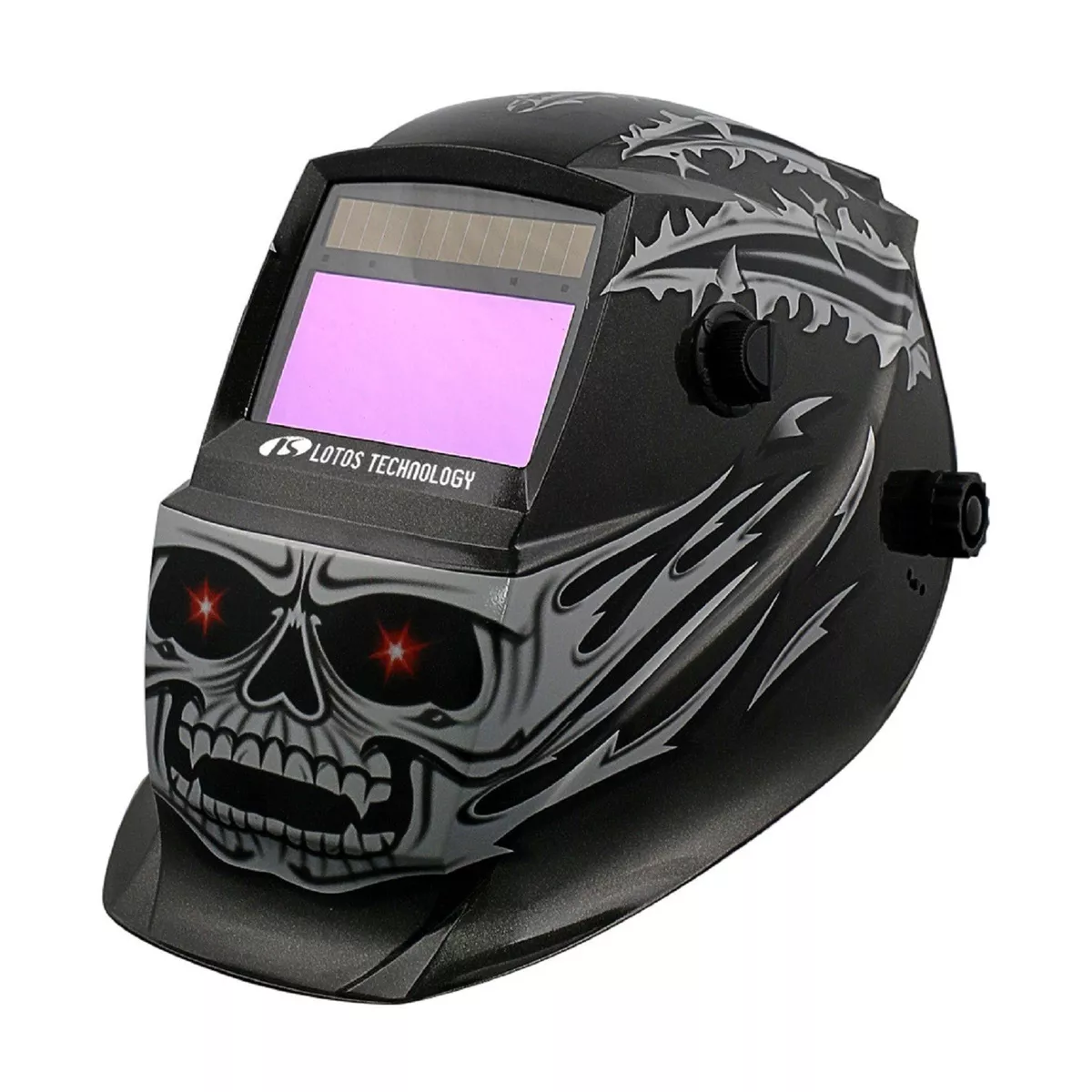 Welding Helmet Demon Skull Lotos Solar Auto Darkening Plasma Cut