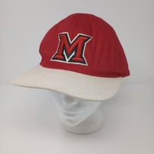 University Miami RedHawks Adidas Heritage Hall Adjustable Snap Baseball Cap Hat