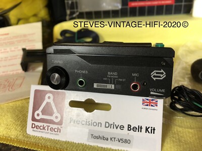 TOSHIBA KT-V580 AM/FM STEREO RADIO CASSETTE RECORDER N/MINT BOXED