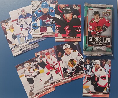 2023-24 Upper Deck Hockey Series 2 Lot Of 8 Cards