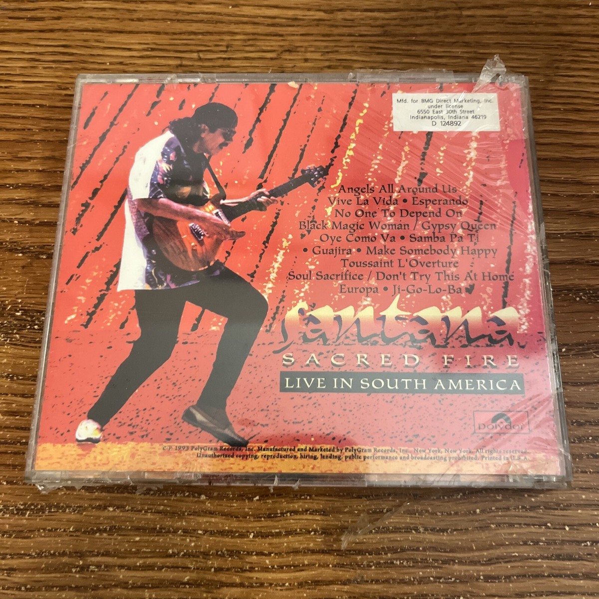 Sacred Fire: Santana Live in South America by Santana-CD-Sealed