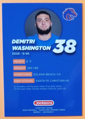 2022 Boise State Series 1 Football Cards - You Pick your Card Complete your Set  - Bild 93 von 203