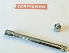 Craftsman 44261 6" Socket Extension Bar 3/8 Drive+ Craftsman 1/4 to 3/8 adapter