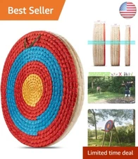 Handcrafted Eco-Friendly Straw Target for Archery Practicing & Decoration