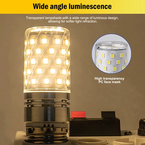 LED Corn Bulb E27 E14 B22 E12 B15 E17 12/16W 2835 60/80SMD Globe Lamp Spot Light - Picture 6 of 63