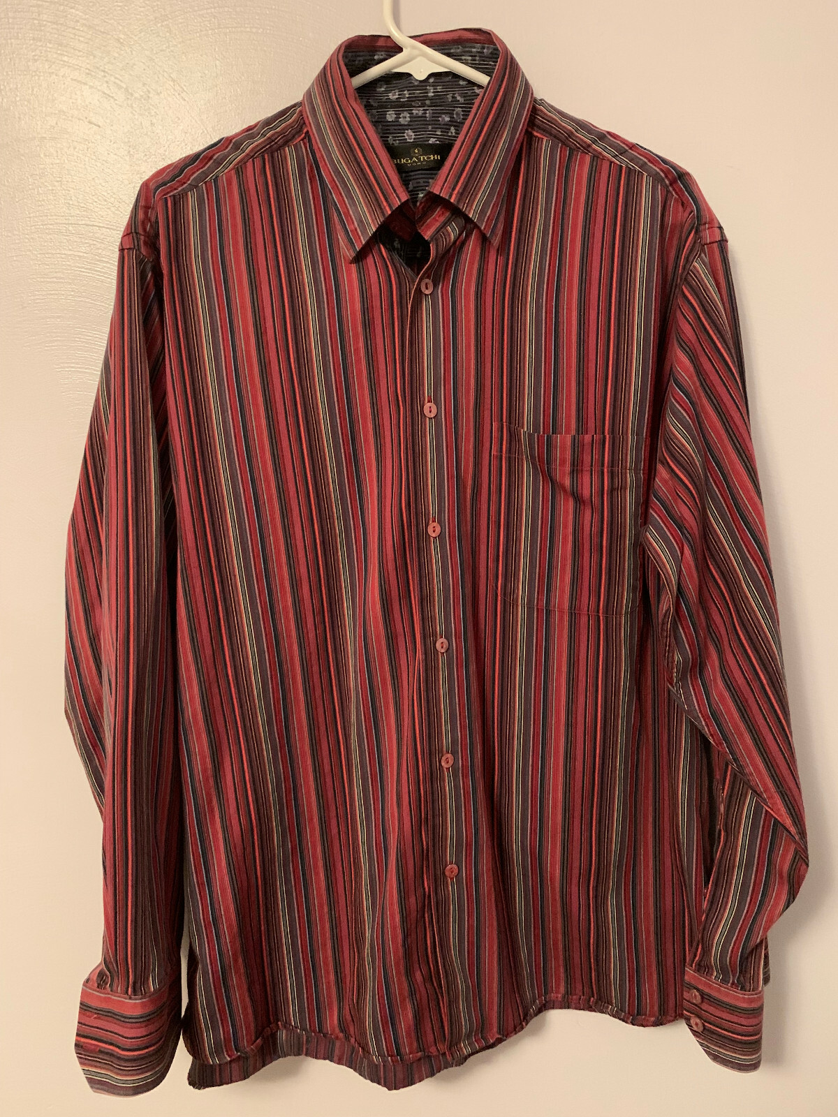 Bugatchi Uomo Button-Down Shirt Large Colorful Vi… - image 4