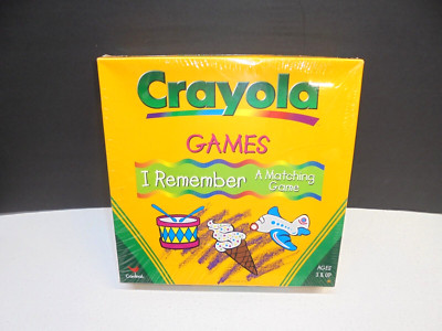 Crayola I Remember Matching Game Ages 3 and Up Preschool