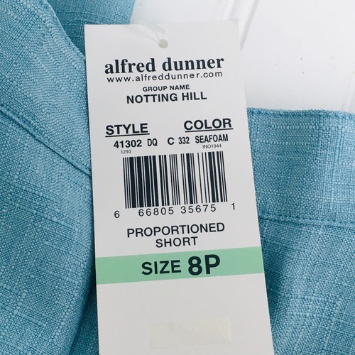 Alfred Dunner Notting Hill Pants Womens 8P Petite Proportioned Short NEW Pull On - Bild 6 von 10
