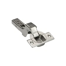 110 Degree Full Cranked Clip Top Overlay Screw-On Self Closing Cabinet Hinge