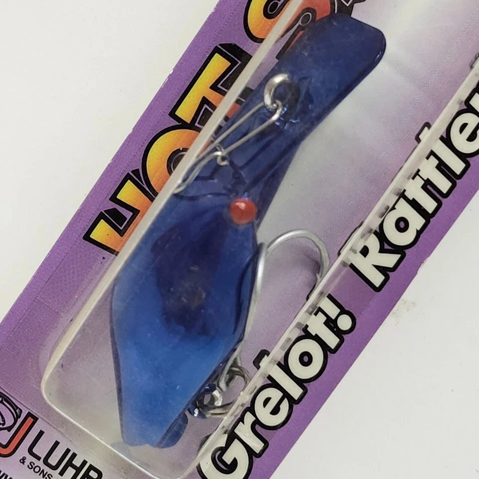Luhr Jensen Hot Shot 35 Rattle Metallic Blue Fishing Lure 5434-035-0932 - Image 2 of 4