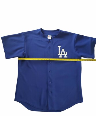 Majestic Los Angeles Dodgers Made In USA Blue Blank Jersey