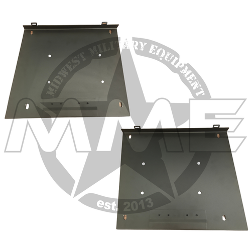 Set of Rear Seat Base Support Tray Replacement For HMMWV/Humvee ...