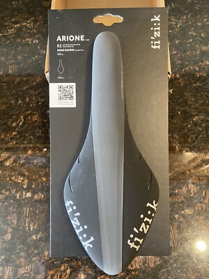 Fizik Arione R3 Saddle Bike Seat Kium 126mm Black Gray