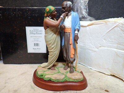 MIB Ebony Visions ''DEVOTED LOVE'' AFRICAN AMERICAN SCULPTURE THOMAS BLACKSHEAR