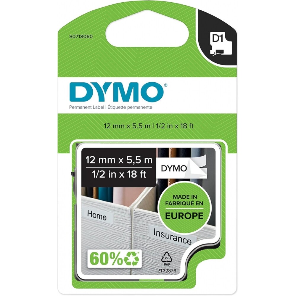 DYMO D1 - Декоративная лента - Перманент - Текстиль - schwarzwei 4390₽