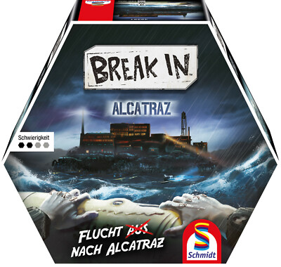 BREAK IN - ALCATRAZ - Flucht Nach Alcatraz - Brettspiel - Schmidt 49381 - NEU