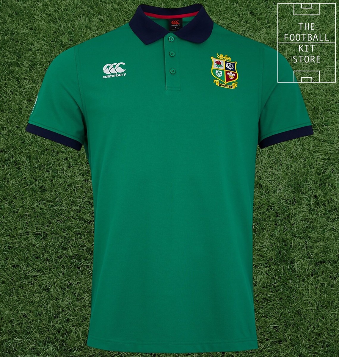 British Irish Lions Rugby Polo Shirt Official Canterbury