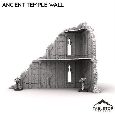 Ancient Temple Wall - Grimdark Gothic Wargaming Tabletop