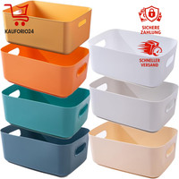 Aufbewahrungsbox Kunststoff Mit Griffen 30×20×12Cm Organizer FüR KüChe Bad Bunt