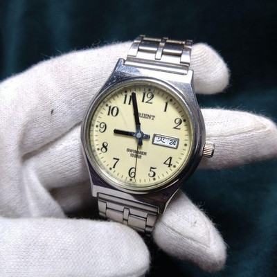 ORIENT SWIMMER 100 Watch Men's Quartz 10 ATM Date SS Band