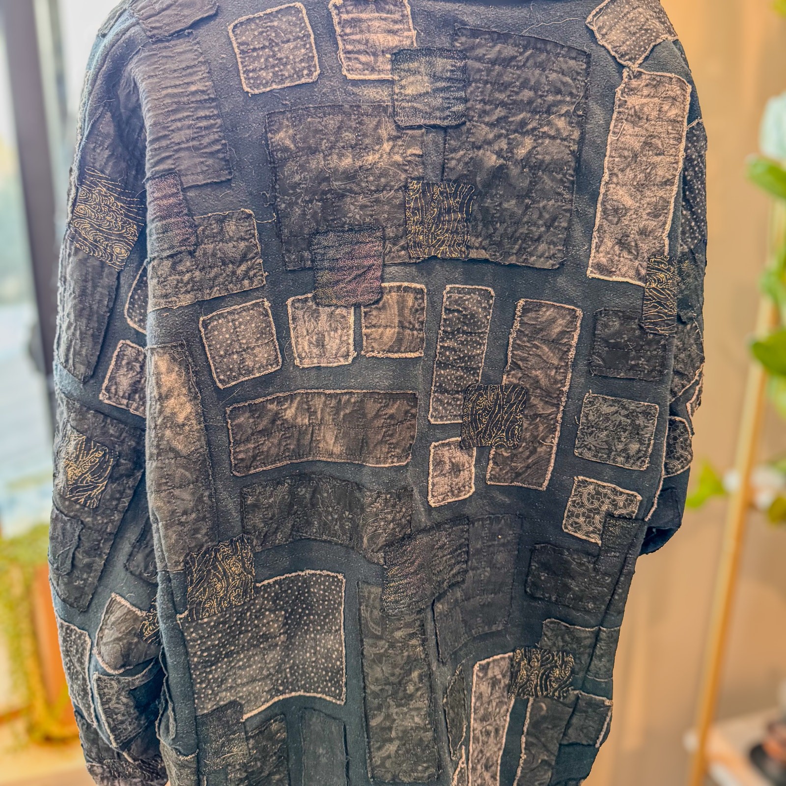 Vintage 90's/00's JERZEES Patchwork Jacket, Size:… - image 4