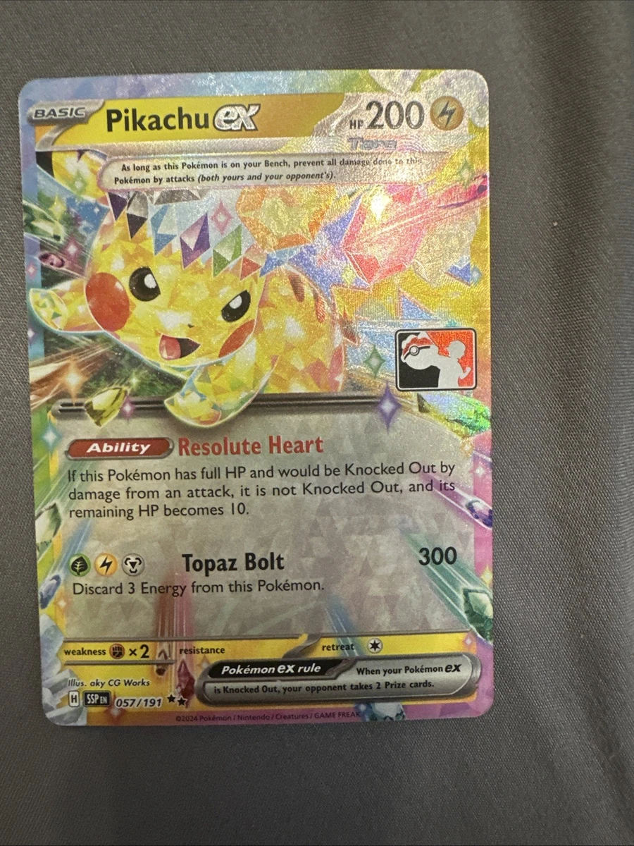 Pikachu Ex Pokémon TCG Cards for sale | eBay