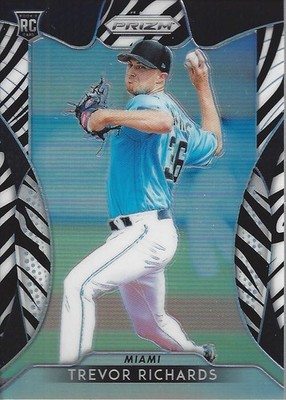 2019 Panini Prizm Prizms Zebra Stripes #264 Trevor Richards /99 - BB