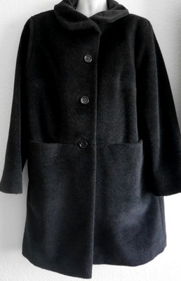 SAINT JACQUES Alpaka + Schurwolle Damen Mantel, Wollmantel, Jacke, Gr. 36 TOP