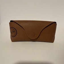 Ray Ban Genuine BROWN Sunglasses Eyeglasses Case "CASE ONLY"