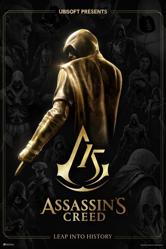 Poster publicitaire Assassin's Creed II 50x68cm RARE PLV MERCH