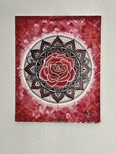 Hand painted Mandala