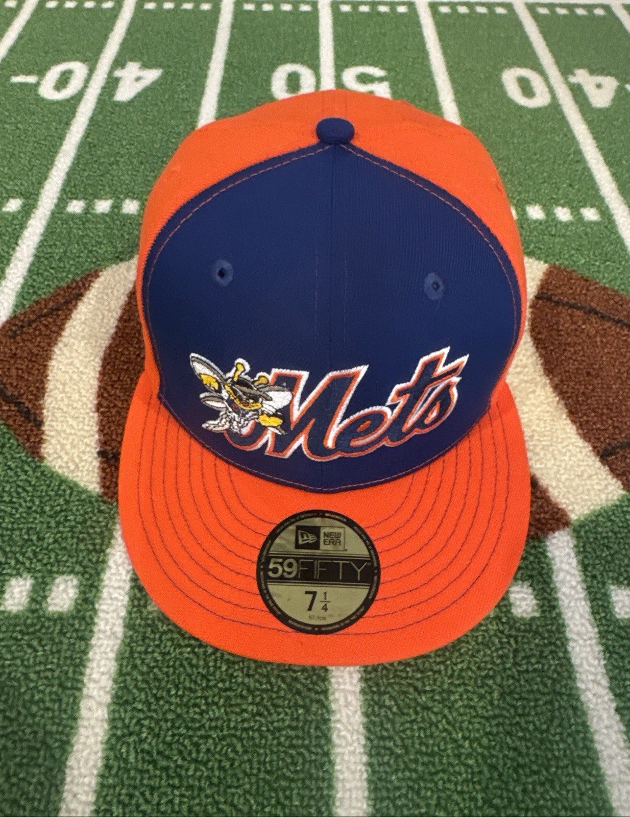 PONY Cappello uomo New Era MILB Binghamton Rumble Ponies Club 59Fifty aderente taglia 7 1 4