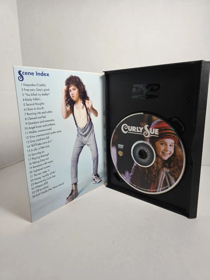 Curly Sue (DVD, 1991) Snap Case John Hughes James Belushi - Image 3 of 4