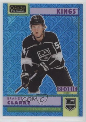 2022 O-Pee-Chee Platinum Retro Rookies Blue Traxx Brandt Clarke Rookie RC 00jz