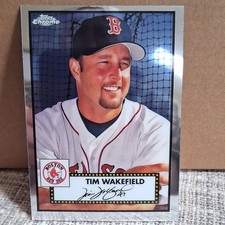 Topps 2021 Chrome Platinum Tim Wakefield Red Sox Baseball Card #697 Base