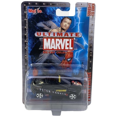 Maisto Ulitmate Marvel Die-Cast Collection Peter Parker #25 Car Spiderman 2002