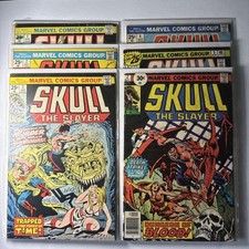 Skull The Slayer Comics Lot Fair/Good.  Marvel Comics 1975-1976.  6 Book Lot.