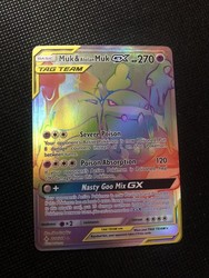 Muk & Alolan Muk GX (Secret Rare) 220/214 - Sun & Moon Unbroken Bonds